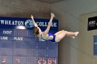 Maddy Morrison  Wheaton College Women's diver Maddy Morrison competes against Babson College, January 11, 2020. - Photo By: KEITH NORDSTROM : Wheaton, Swimming, Maddy Morrison
